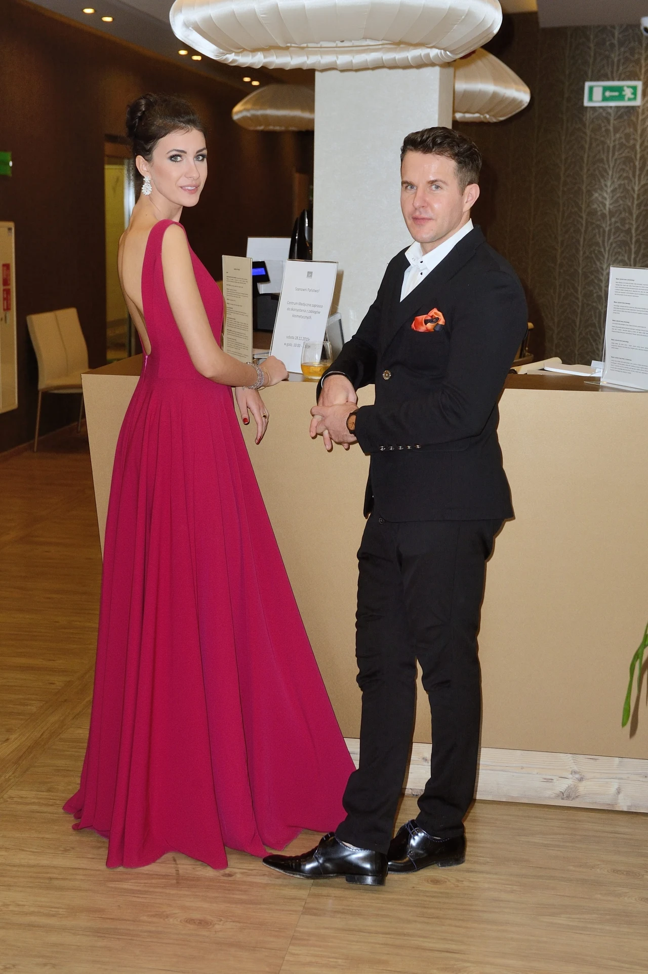 Ewa Mielnicka z narzeczonym Maciejem Ewa Mielnicka z narzeczonym Maciejem