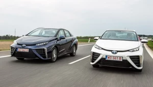 Dwie Toyoty Mirai, napędzane ogniwami wodorowymi, zostały już zarejestrowane w Polsce