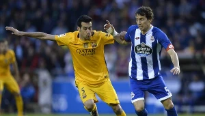 Sergio Busquets (z lewej)
