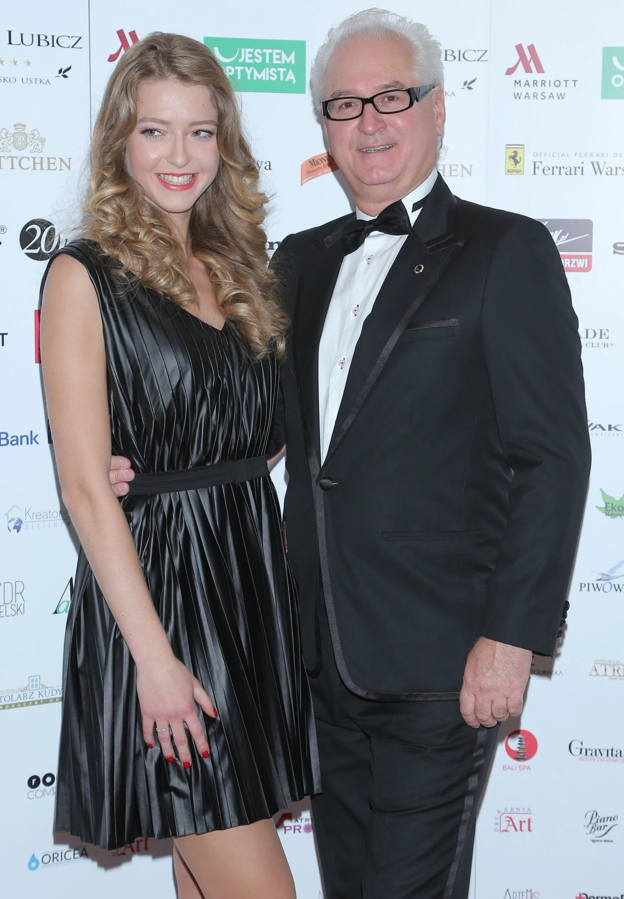 Mariusz Pujszo z córką Natalią