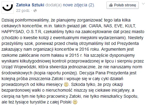 Zatoka Sztuki na Facebooku Zatoka Sztuki na Facebooku