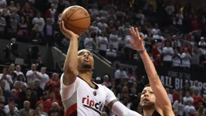 Damian Lillard (z piłką) z Portland Trail Blazers