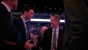 Luke Walton (z lewej) i Steve Kerr