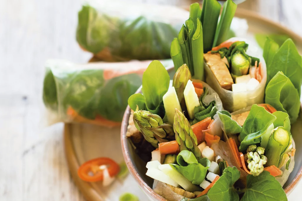 Spring Rolls ze szparagami Spring Rolls ze szparagami