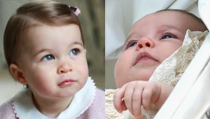 Księżniczka Charlotta - obecnie i podczas chrztu 