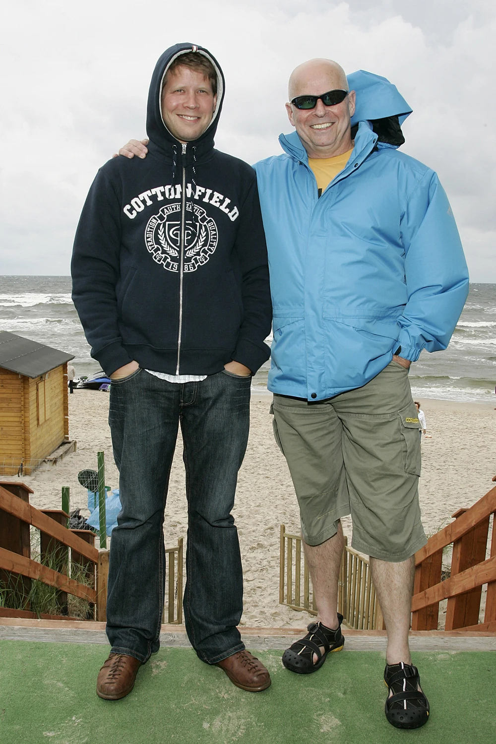 Piotr Garlicki z synem Łukaszem Piotr Garlicki z synem Łukaszem