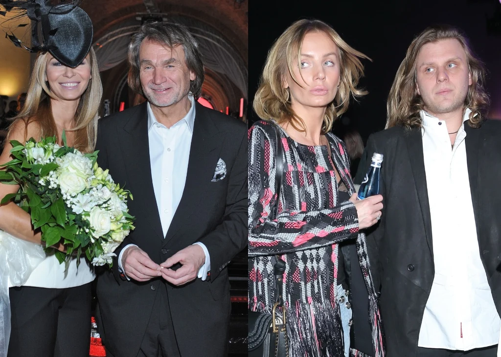 Joanna ze śp. Janem Kulczykiem oraz Szulim ze Starakiem