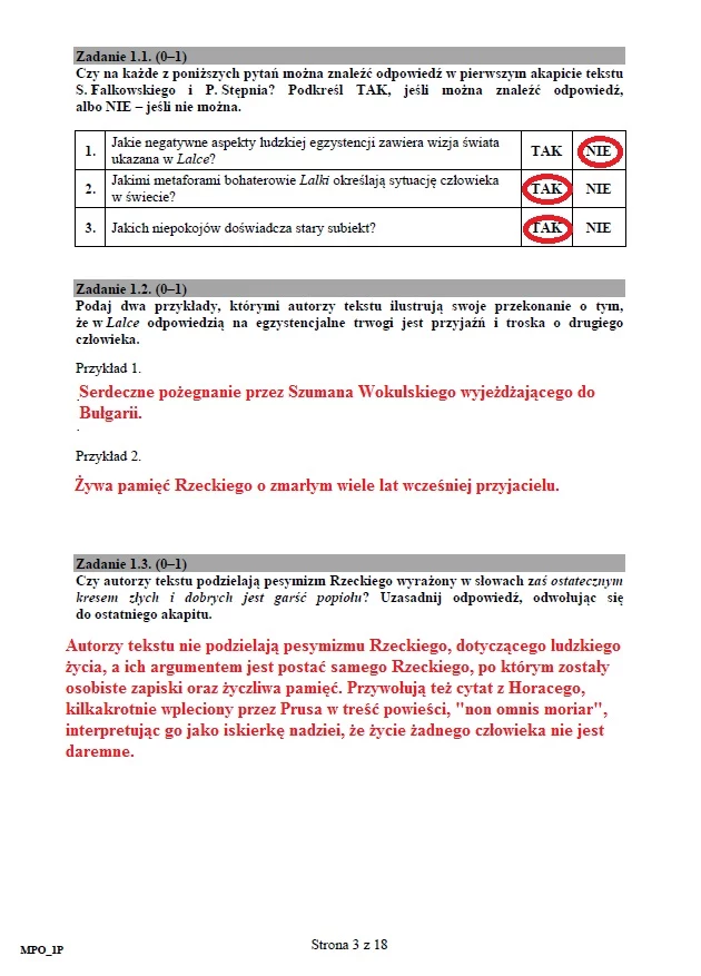 Matura 2016 - język polski poziom podstawowy Matura 2016 - język polski poziom podstawowy
