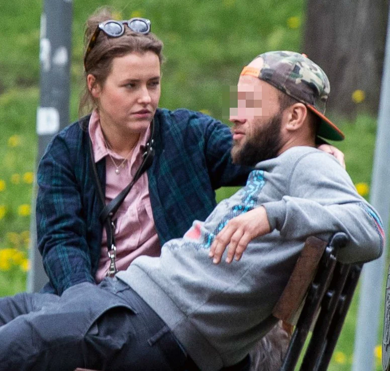 Olga Frycz z chłopakiem