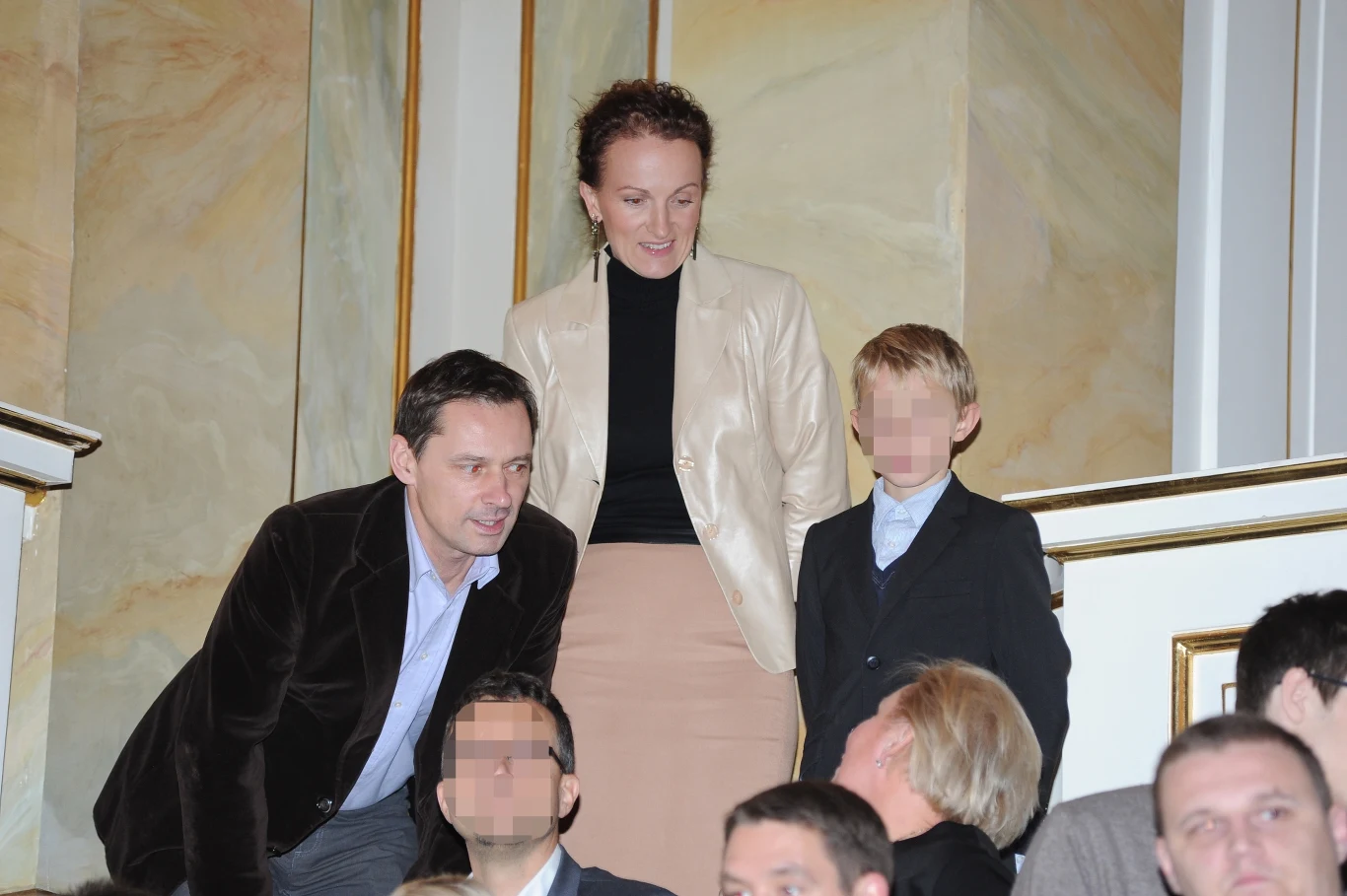 Krzysztof Ziemiec z żoną i synem Frankiem Krzysztof Ziemiec z żoną i synem Frankiem