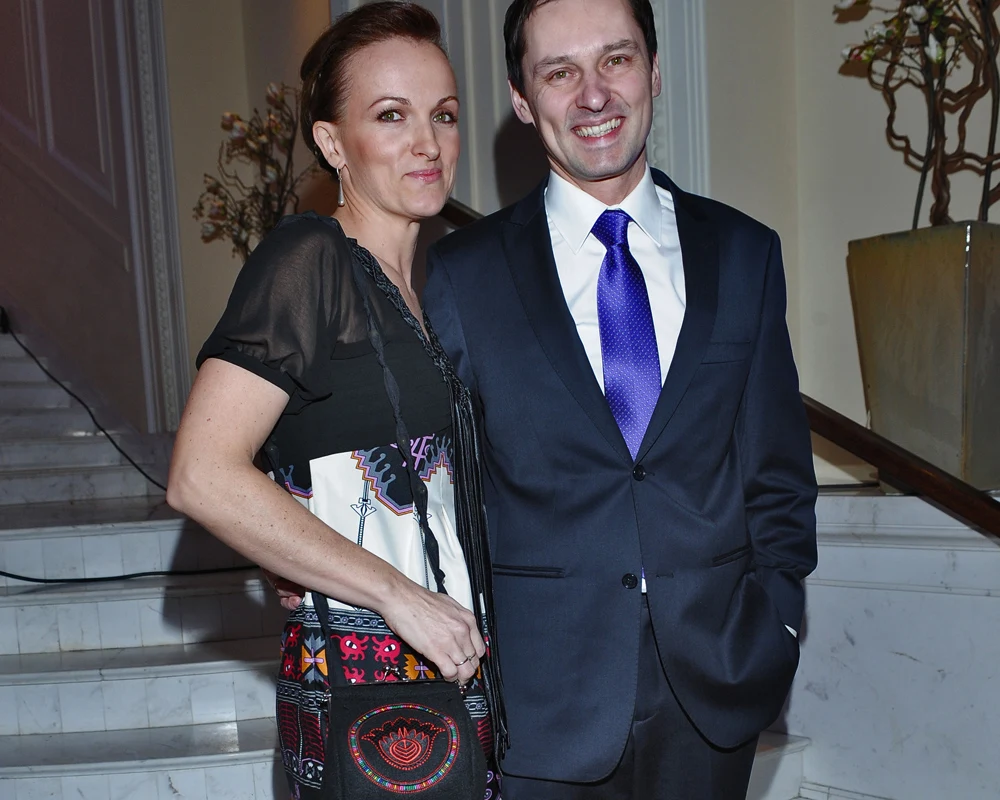 Krzysztof Ziemiec z żoną Krzysztof Ziemiec z żoną