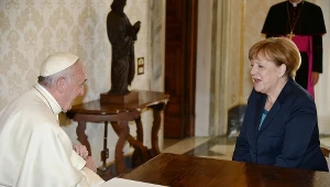 Papież Franciszek i Angela Merkel