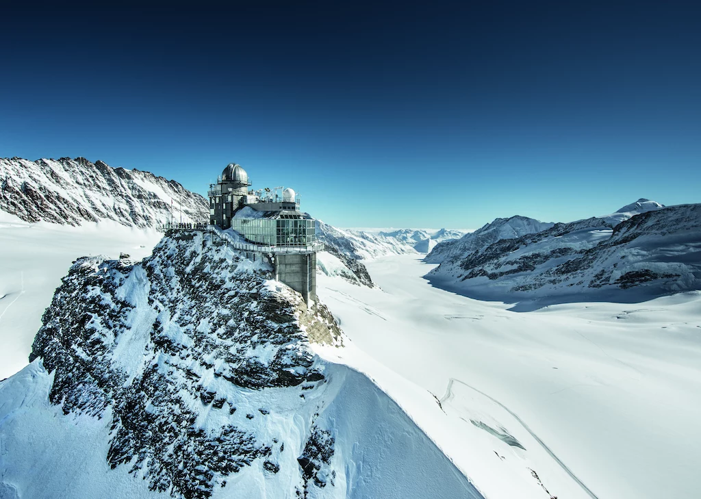 Stacja badawcza na przełęczy Jungfraujoch