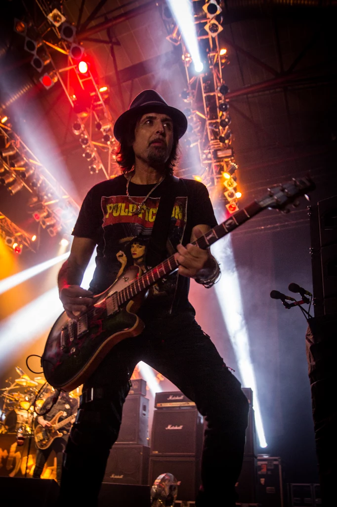 Phil Campbell podczas koncertu Motörhead w Warszawie