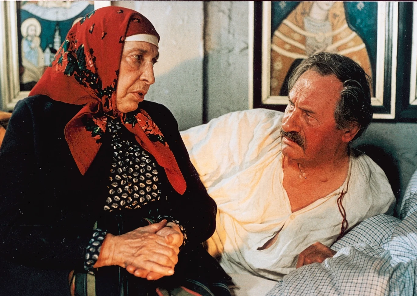 Władysław Hańcza w filmie "Chłopi"