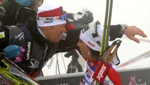 Egil Kristiansen i Marit Bjoergen 