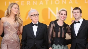 Woody Allen i gwiazdy jego najnowszego filmu "Cafe Society": Blake Lively, Kristen Stewart oraz Jesse Eisenberg