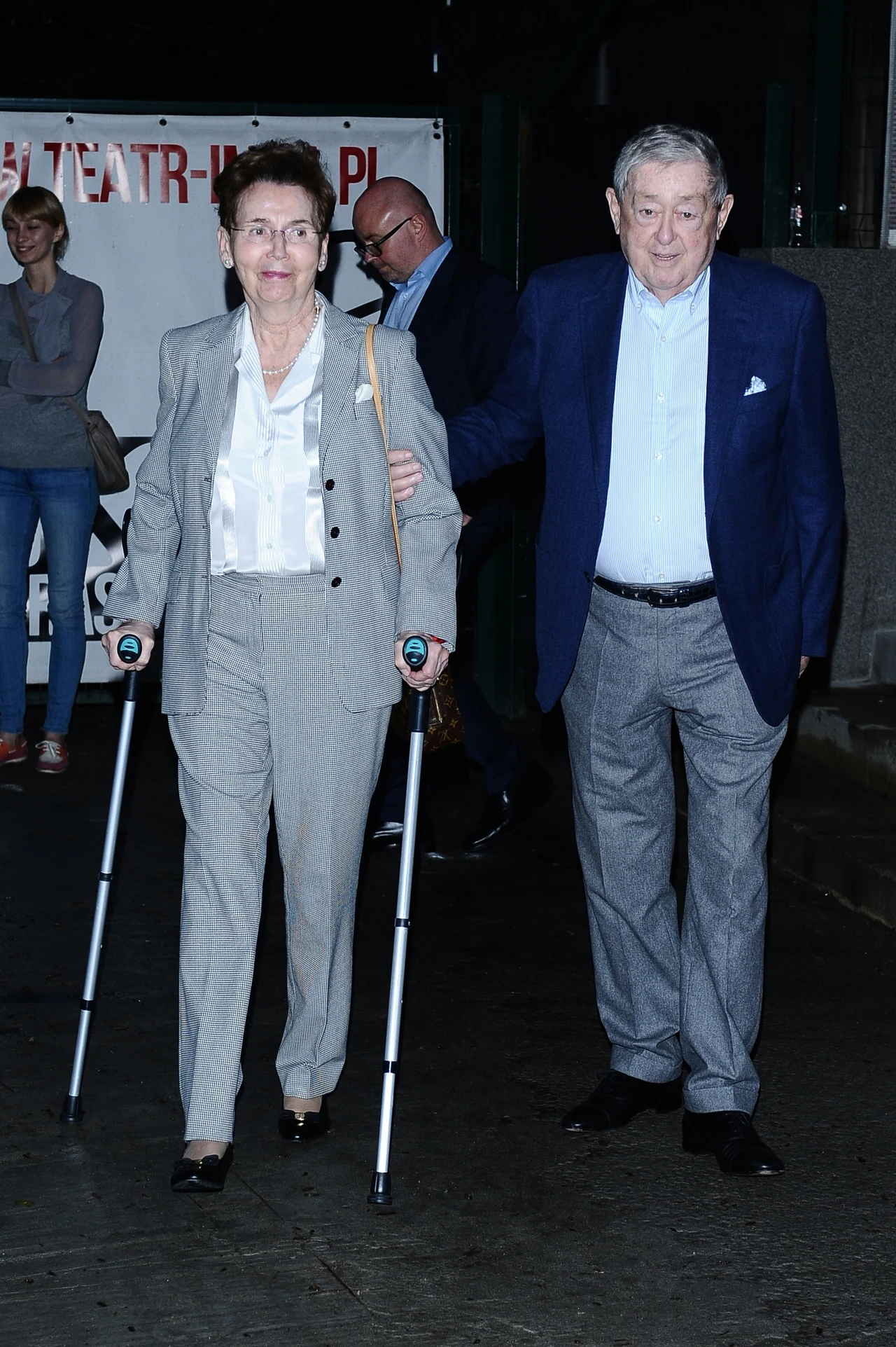 Bożena Walter z mężem Bożena Walter z mężem