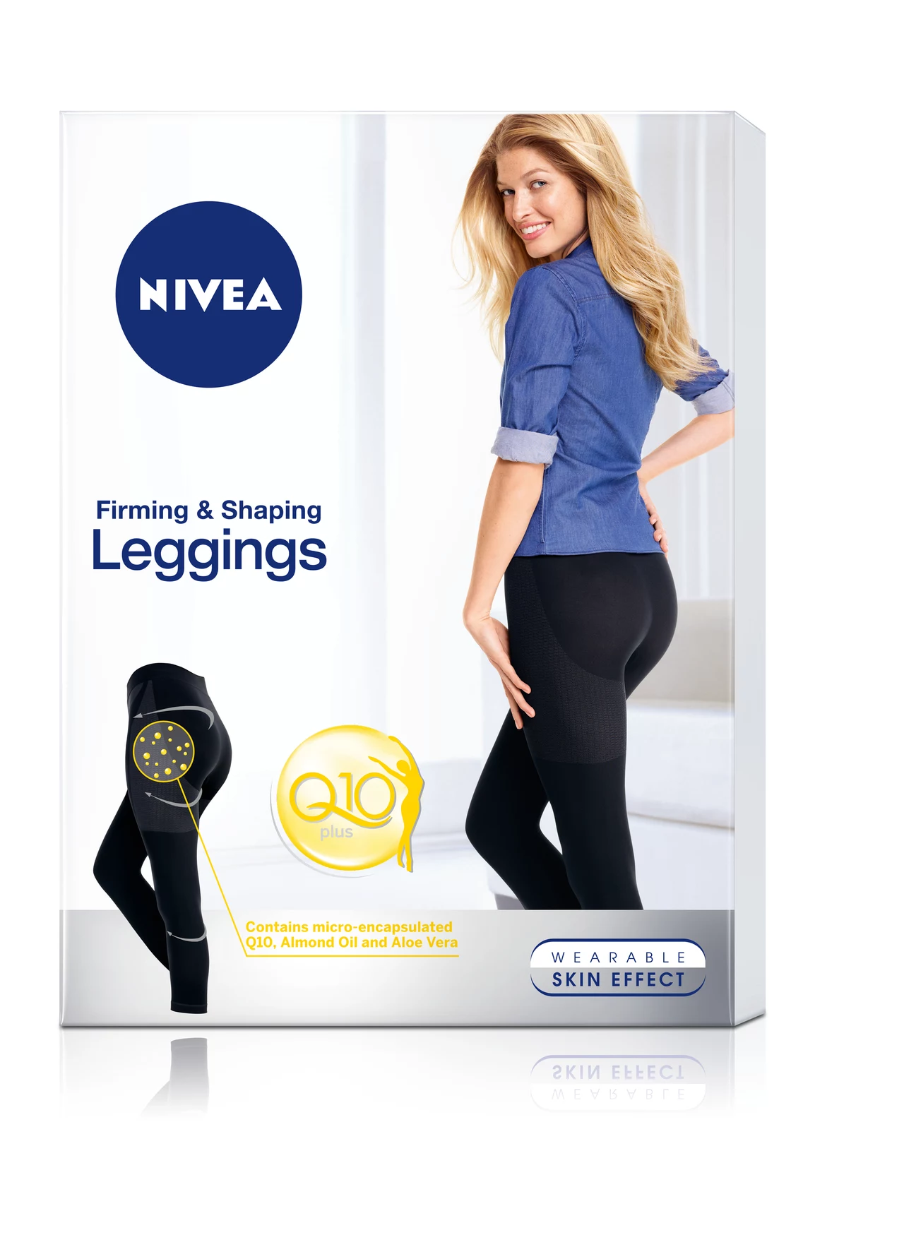 Ujędrniająco-modelujące legginsyantycellulitowe NIVEA Q10 plus Ujędrniająco-modelujące legginsyantycellulitowe NIVEA Q10 plus