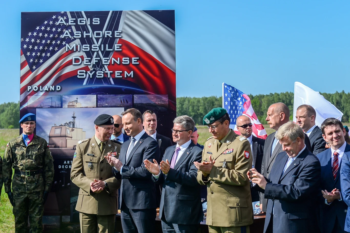 Uroczysta inauguracja budowy instalacji obrony przeciwrakietowej