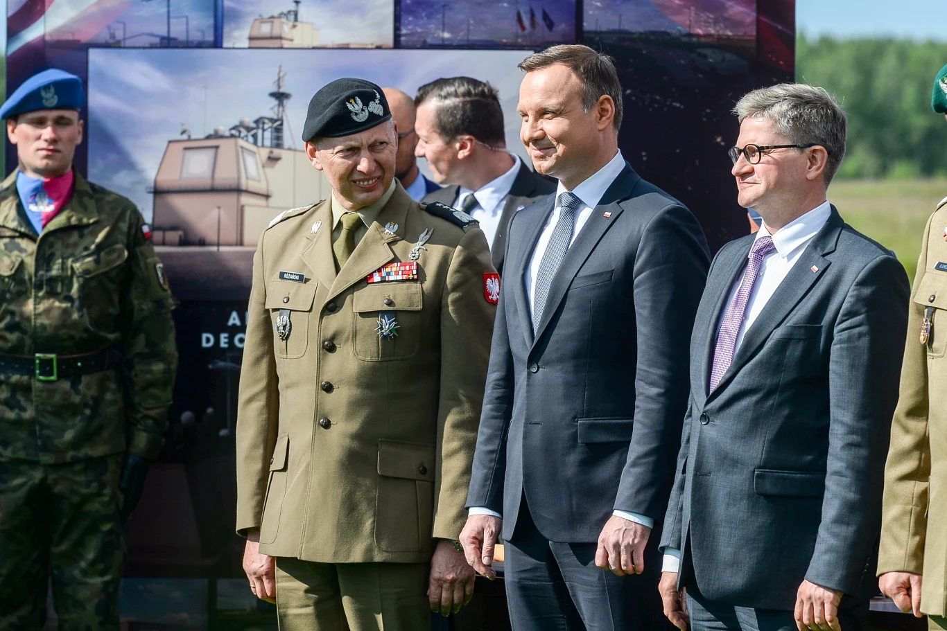 Uroczysta inauguracja budowy instalacji obrony przeciwrakietowej