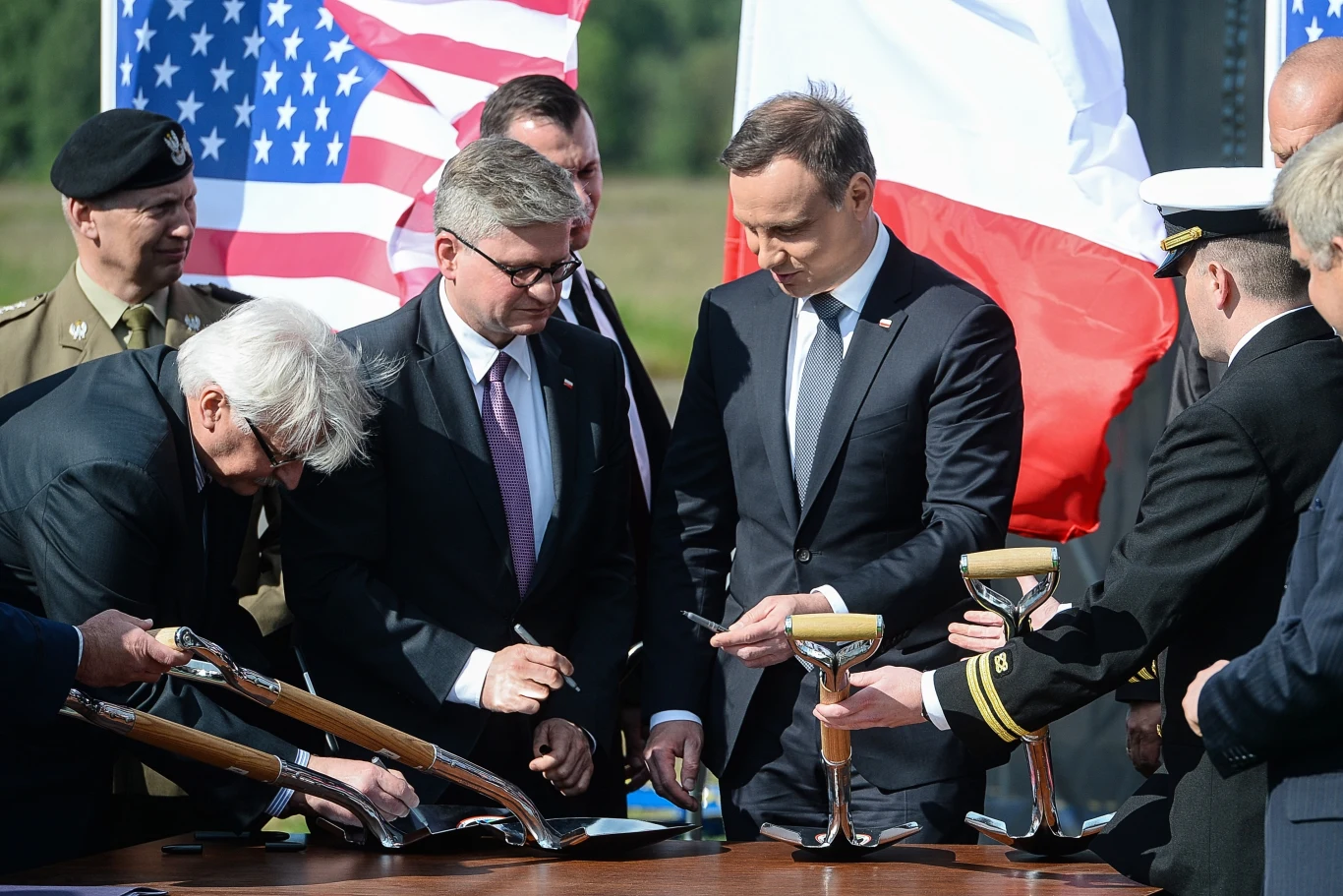 Uroczysta inauguracja budowy instalacji obrony przeciwrakietowej