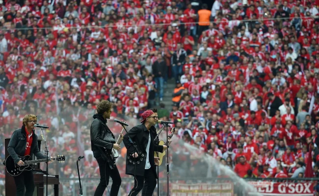 Koncert One Republic na Allianz-Arenie w przerwie meczu Koncert One Republic na Allianz-Arenie w przerwie meczu