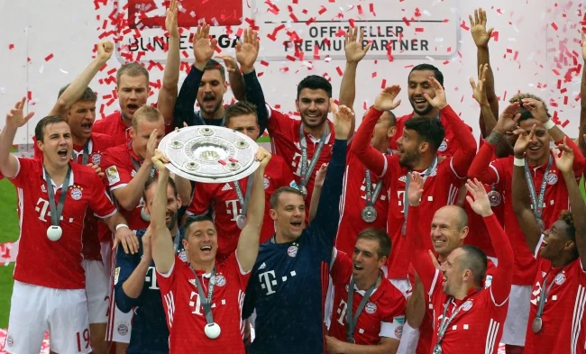 Bayern z mistrzowską paterą