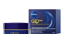 NIVEA Q10 plus Przeciwzmarszczkowy krem nawilżający na noc 

Formuła z wysoką zawartością koenzymu Q10 skutecznie zwalcza zmarszczki od wewnątrz, redukuje ich widoczność oraz przywraca skórze nawilżenie podczas snu.
Pojemność i rekomendowana cena detaliczna: 50ml/ 39,99 zł