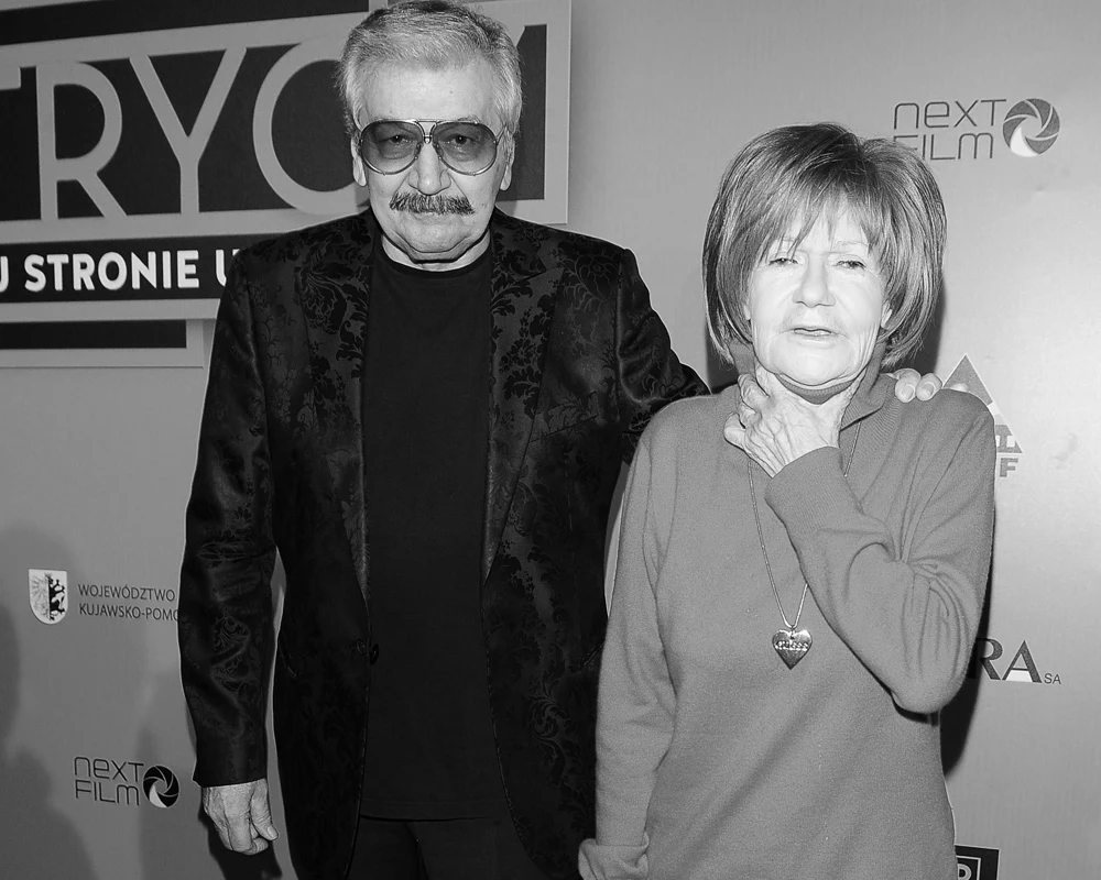 Maria Czubaszek i Wojciech Karolak