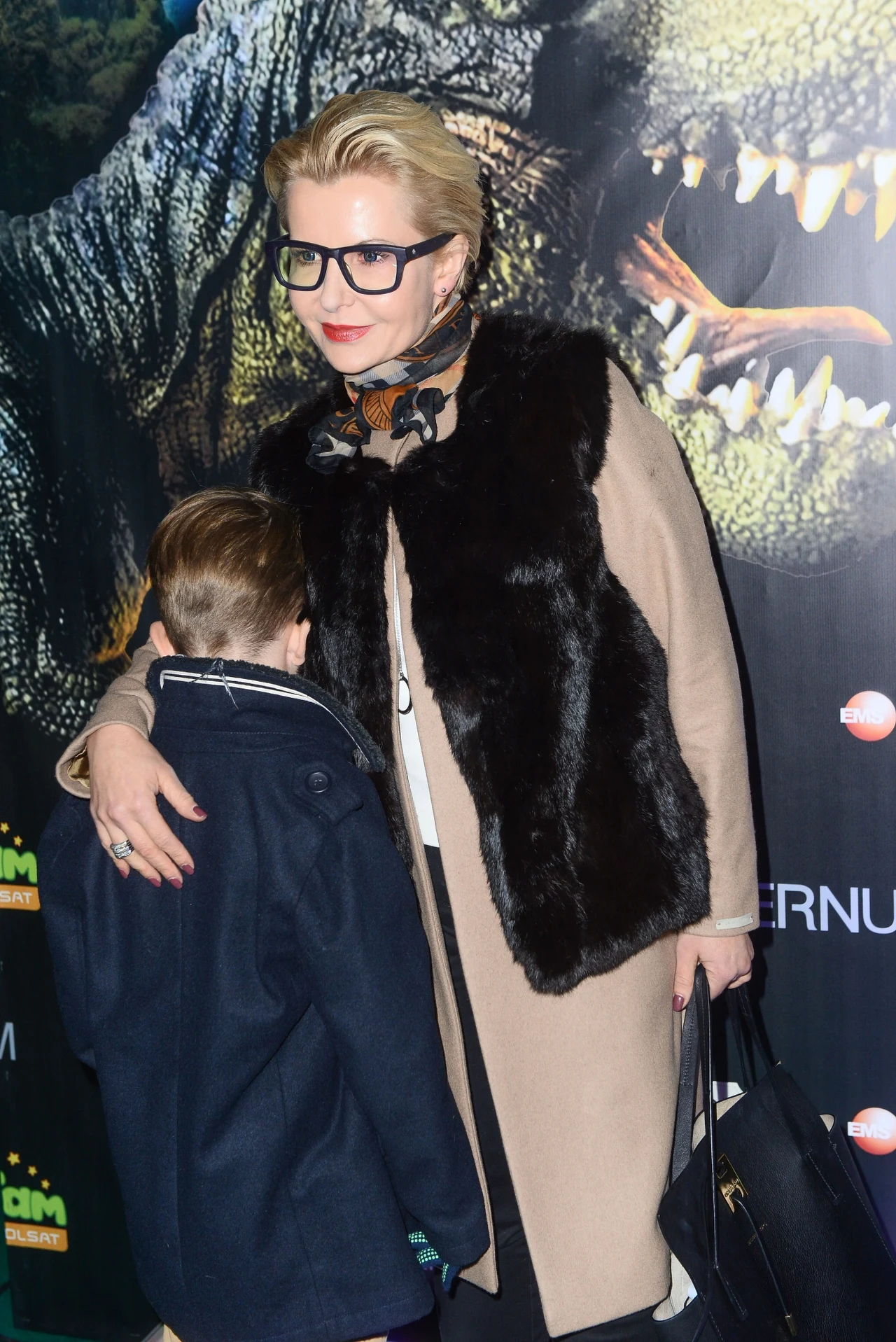 Joanna Racewicz z synem