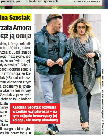 Szostak na spacerze z kolegą Szostak na spacerze z kolegą