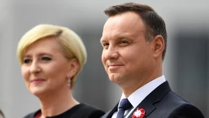 Prezydent Andrzej Duda z żoną
