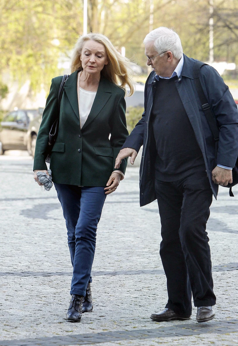 Halina Skoczyńska i jej serialowy mąż Halina Skoczyńska i jej serialowy mąż