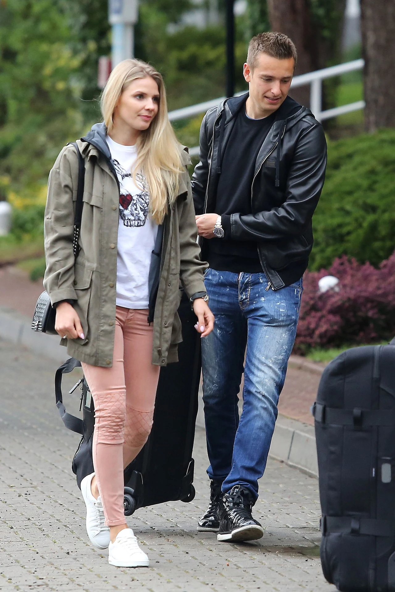 Artur Sobiech z partnerką