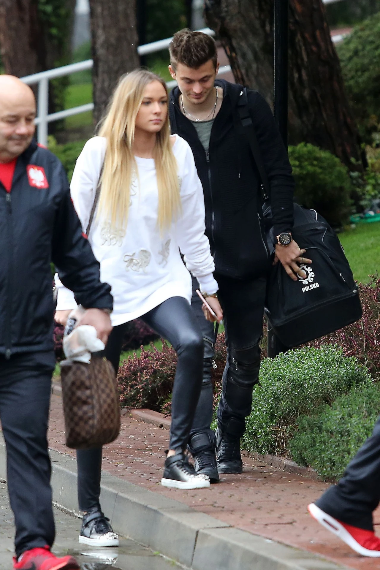 Karol Linetty z partnerką