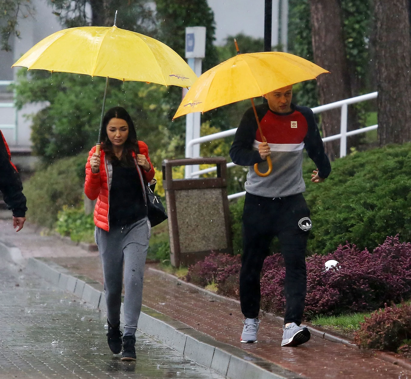 Michał Pazdan z partnerką