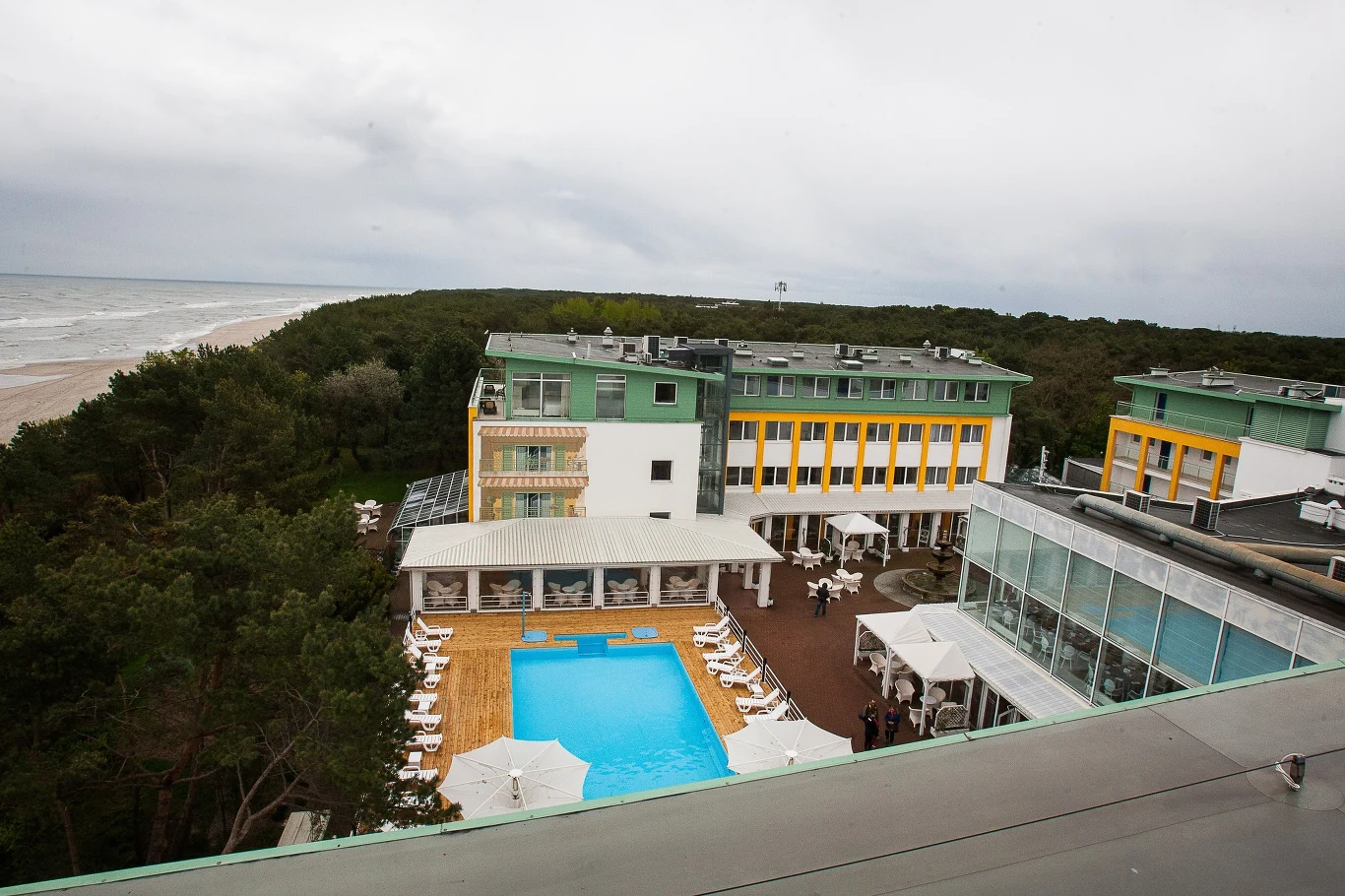 Hotel, w którym zatrzymali się sportowcy