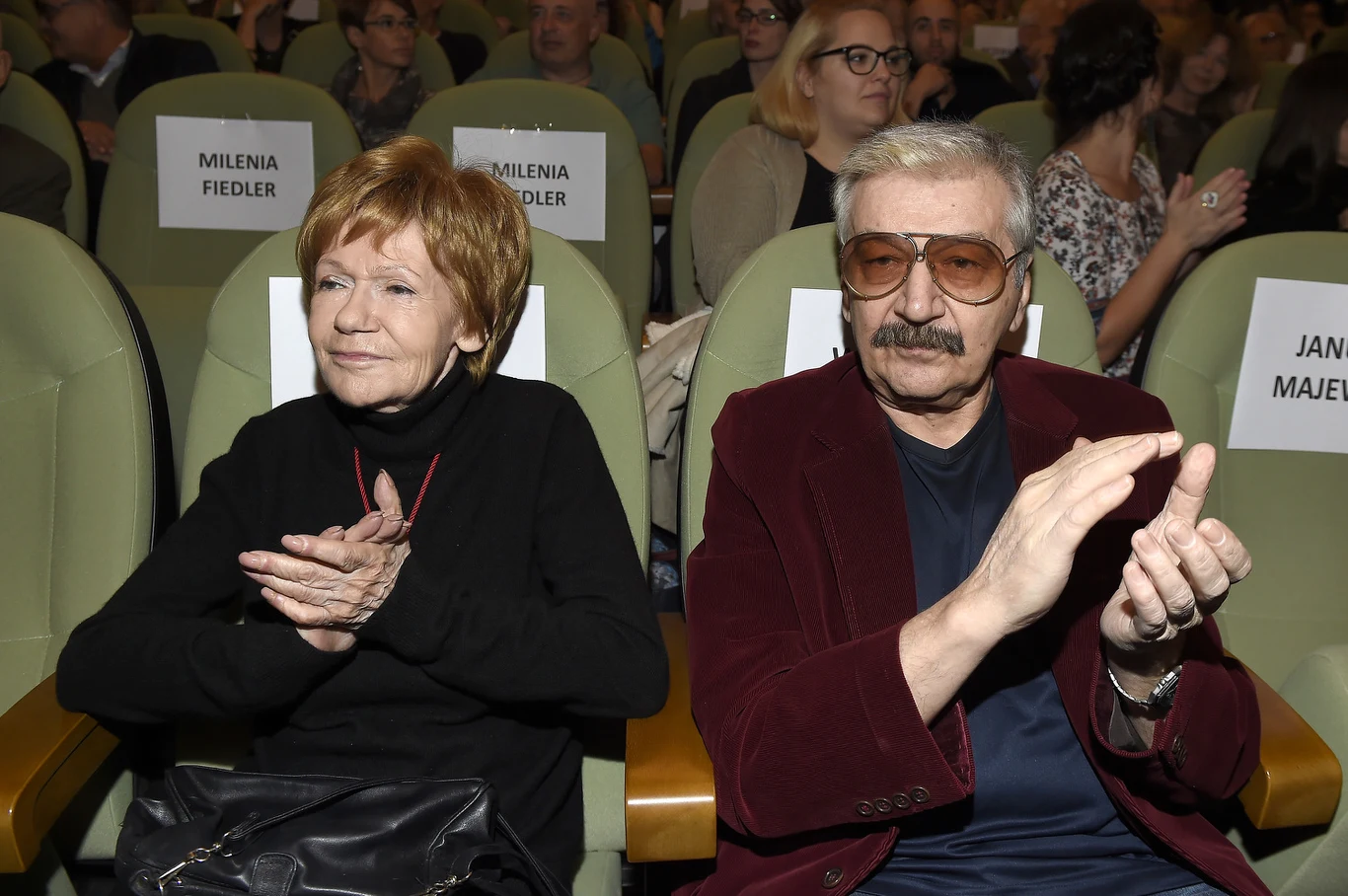 Maria Czubaszek i Wojciech Karolak Maria Czubaszek i Wojciech Karolak