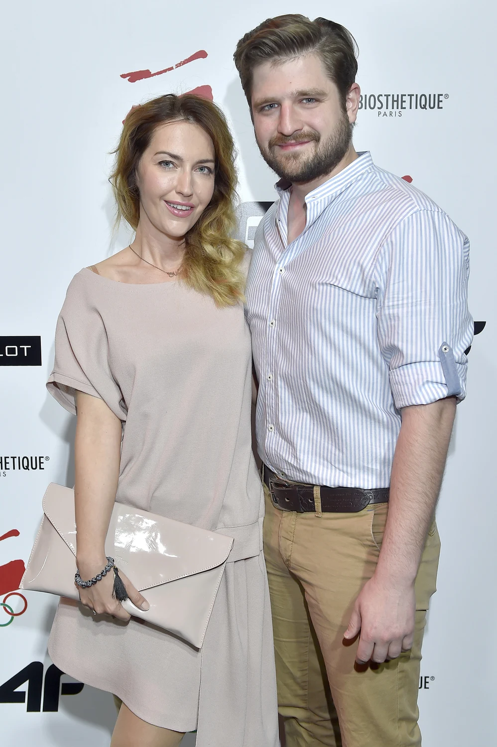 Magdalena Waligórska i Mateusz Lisiecki na jednej z imprez