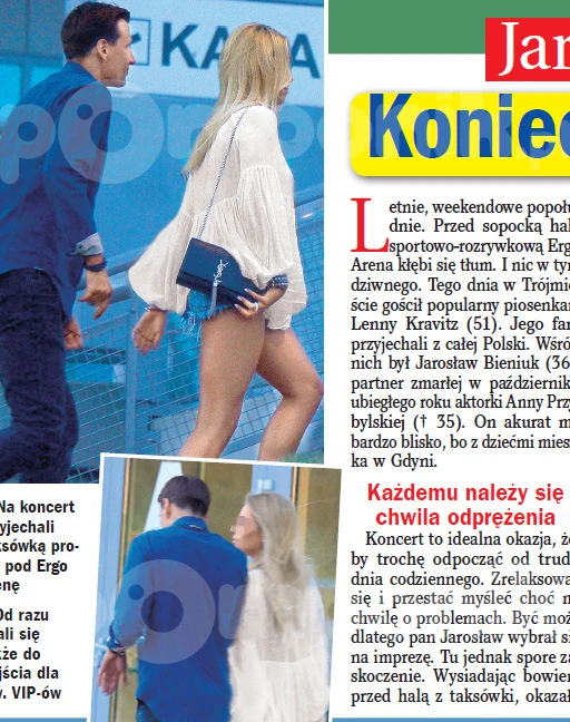 Bieniuk wybrał się na koncert z przyjaciółką Bieniuk wybrał się na koncert z przyjaciółką