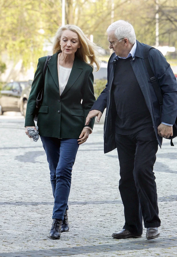 Halina Skoczyńska z serialowym mężem Halina Skoczyńska z serialowym mężem