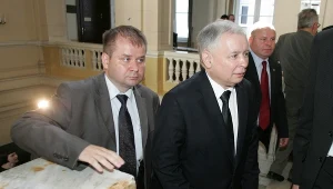 Cieślikowski od lat współpracuje z Jarosławem Kaczyńskim, tu zdjęcie z 2011 roku