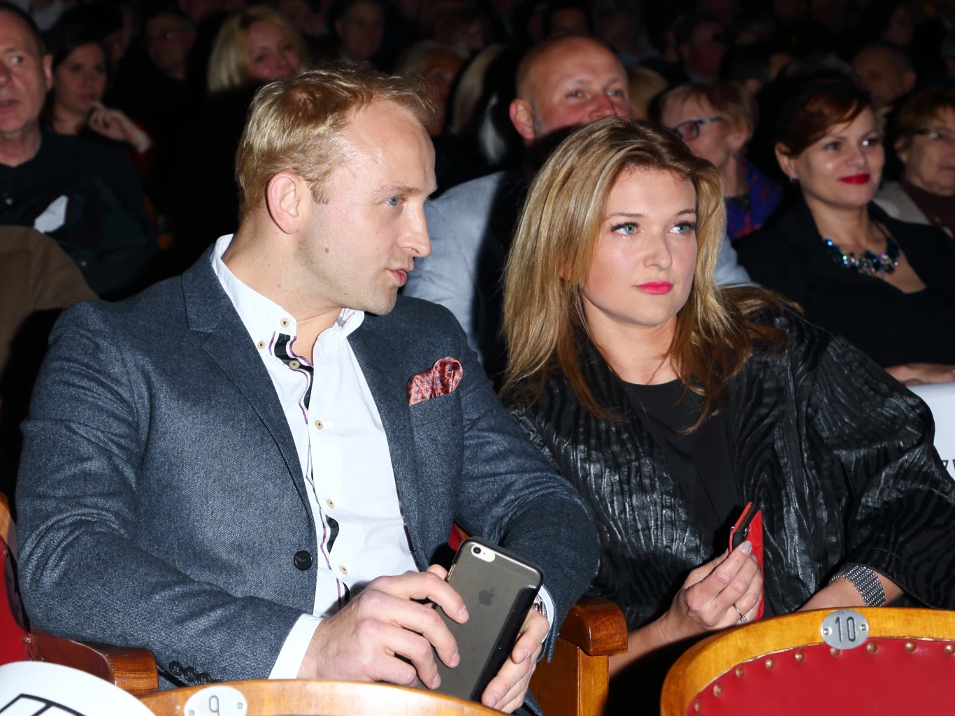 Borys Szyc z ukochaną Borys Szyc z ukochaną