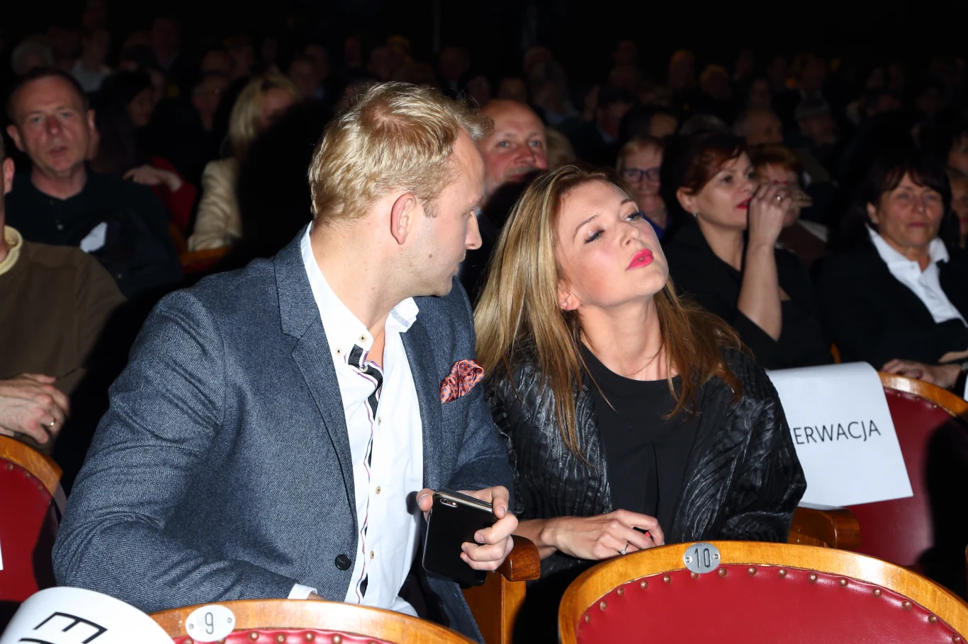 Szyc z ukochaną Szyc z ukochaną