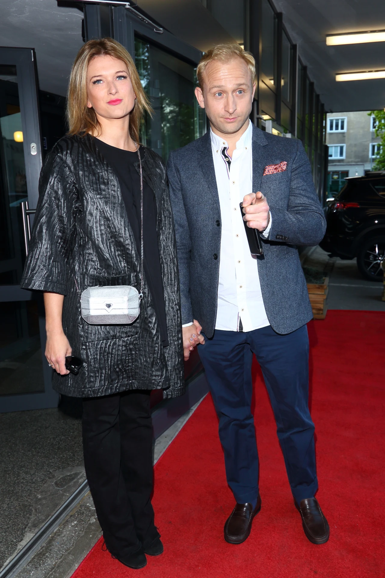 Szyc z ukochaną Szyc z ukochaną