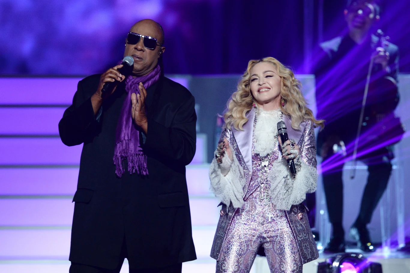 Stevie Wonder i Madonna podczas Billboard Music Awards 2016 Stevie Wonder i Madonna podczas Billboard Music Awards 2016