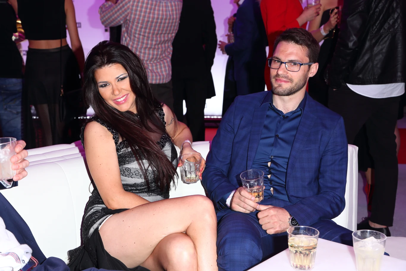 Iwona Węgrowska z ukochanym