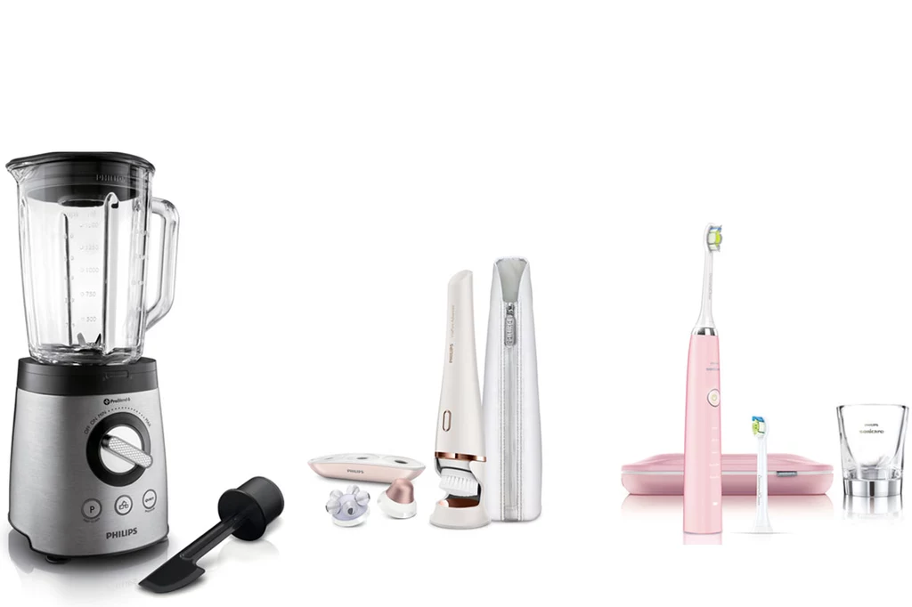 Blender kielichowy z technologią ProBlend, VisaPure Advanced oraz szczoteczka Philips Sonicare