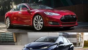 Tesla Model S i Toyota Mirai